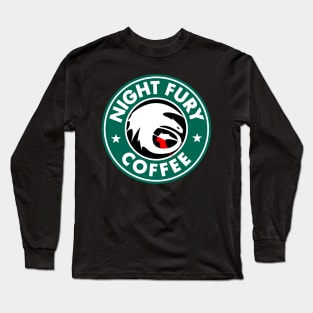 Night Fury Coffee Long Sleeve T-Shirt